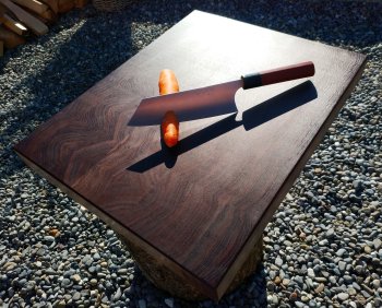 Schneidbrett Nussbaum 50x40x5cm Hirnholz