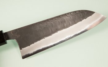 Masashi Kobo AO1 Tsuchime Kurouchi Wa-Santoku 165mm