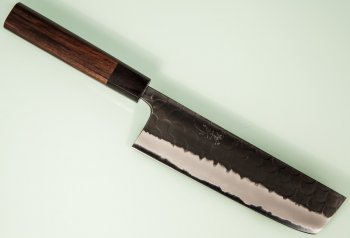 Masashi Kobo AO1 Tsuchime Kurouchi Wa-Nakiri 170mm