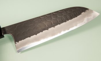 Masashi Kobo AO1 Tsuchime Kurouchi Wa-Santoku 185mm