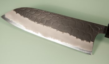 Masashi Kobo AO1 Tsuchime Kurouchi Wa-Santoku 185mm