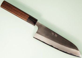 Wakui Shirogami Nashiji Wa-Santoku 165mm