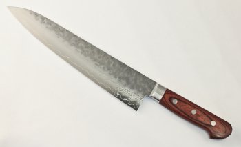 Damascus 17 Hammered Gyuto 240mm