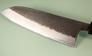 Wakui Aogami Nashiji Kurouchi Wa-Santoku 165mm