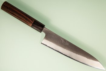 Wakui Aogami Nashiji Kurouchi Wa-Gyuto 180mm