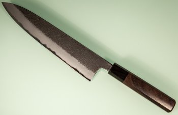 Wakui Aogami Nashiji Kurouchi Wa-Gyuto 215mm