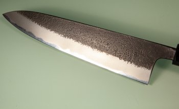 Wakui Aogami Nashiji Kurouchi Wa-Gyuto 215mm