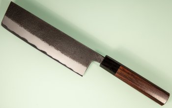 Wakui Aogami Nashiji Kurouchi Wa-Nakiri 170mm