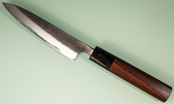 Wakui Aogami Nashiji Kurouchi Wa-Petty 125mm