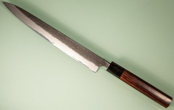Wakui Aogami Nashiji Kurouchi Wa-Sujihiki 245mm
