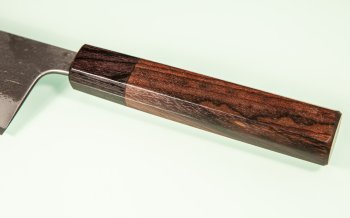 Wakui Aogami Nashiji Kurouchi Wa-Santoku 185mm