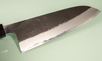Wakui Aogami Nashiji Kurouchi Wa-Santoku 185mm