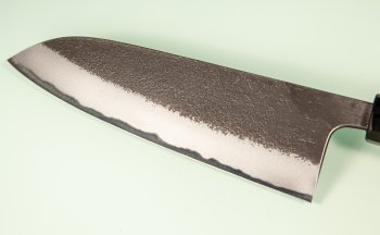 Wakui Aogami Nashiji Kurouchi Wa-Santoku 185mm