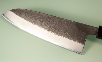 Wakui Aogami Nashiji Kurouchi Wa-Santoku 185mm