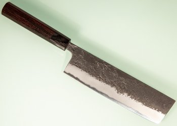 Wakui Aogami Nashiji Kurouchi Wa-Nakiri 180mm