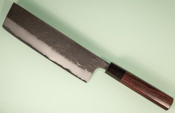 Wakui Aogami Nashiji Kurouchi Wa-Nakiri 180mm