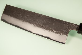 Wakui Aogami Nashiji Kurouchi Wa-Nakiri 180mm