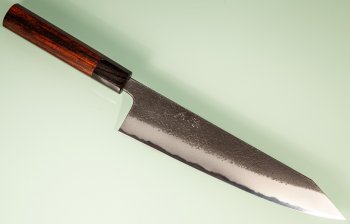 Wakui Aogami Nashiji Kurouchi Wa-Kiritsuke 220mm