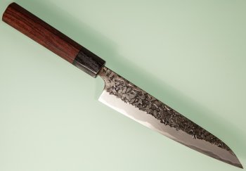 Kisuke Aogami 1 Honwarikomi Tsuchime Kurouchi Wa-Petty 160mm