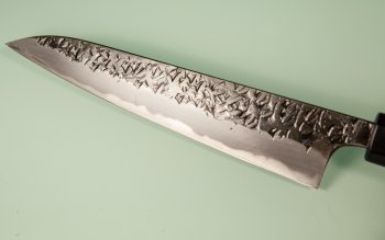 Kisuke Aogami 1 Honwarikomi Tsuchime Kurouchi Wa-Petty 160mm