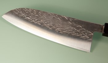 Tadafusa S-43 Wa-Santoku 170mm Hammered SLD Wenge
