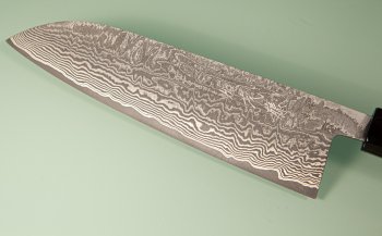 Shiro Kamo Pulverstahl Wa-Santoku 180mm Wenge