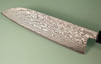 Shiro Kamo Pulverstahl Wa-Santoku 180mm Wenge