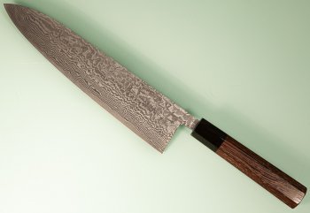 Shiro Kamo Pulverstahl Gyuto 245mm Wenge