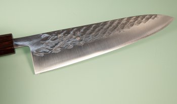 Tadafusa Wa-Gyuto 215mm Hammered SLD Padouk