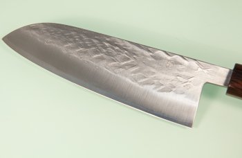 Tadafusa S-43 Wa-Santoku 170mm Hammered SLD Padouk