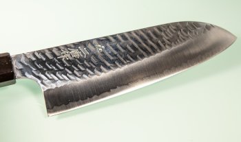 Nigara R2 polished Tsuchime Wa-Santoku 165mm