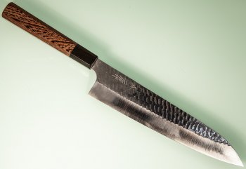 Nigara R2 polished Tsuchime Wa-Gyuto 225mm