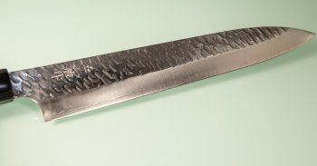 Nigara R2 polished Tsuchime Wa-Sujihiki 225mm