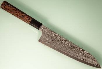 Nigara R2 Damascus black Wa-Gyuto 200mm