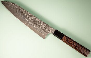 Nigara R2 Damascus black Wa-Gyuto 200mm