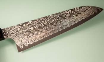 Nigara R2 Damascus black Wa-Gyuto 200mm