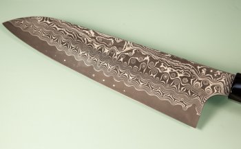 Nigara R2 Damascus black Wa-Gyuto 200mm