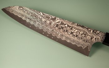 Nigara R2 Damascus black Wa-Gyuto 200mm