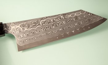 Nigara R2 Damascus black Wa-Bunka 168mm