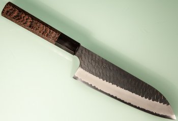 Nigara R2 Kurouchi Tsuchime Wa-Santoku 170mm