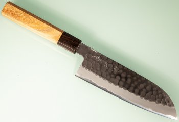 Hinoura Tsuchime Kurouchi Wa-Santoku 170mm