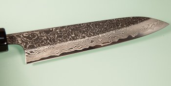 Masashi Kobo Damascus Blackclouds Wa-Petty 150mm