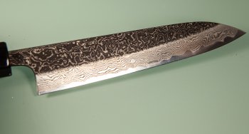 Masashi Kobo Damascus Blackclouds Wa-Petty 150mm