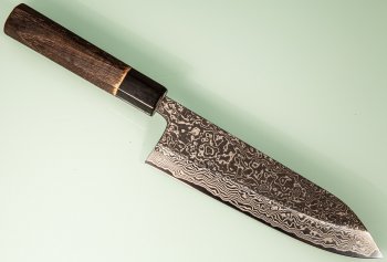 Masashi Kobo Damascus Blackclouds Wa-Gyuto 180mm