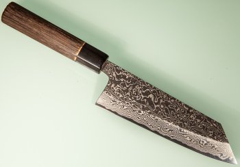 Masashi Kobo Damascus Blackclouds Wa-Bunka 165mm