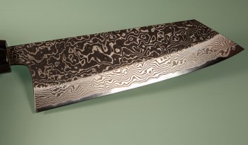 Masashi Kobo Damascus Blackclouds Wa-Bunka 165mm