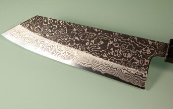 Masashi Kobo Damascus Blackclouds Wa-Bunka 165mm