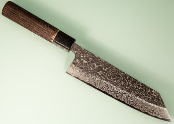 Masashi Kobo Damascus Blackclouds Wa-Kiritsuke 180mm