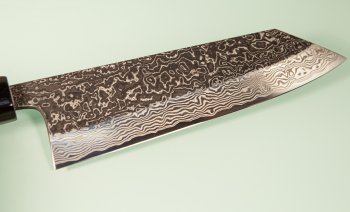 Masashi Kobo Damascus Blackclouds Wa-Kiritsuke 180mm