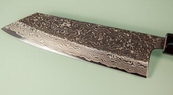 Masashi Kobo Damascus Blackclouds Wa-Kiritsuke 180mm